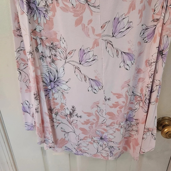 Torrid Pink Birch Beauty Floral Bow Back Tank in Size 1 - Picture 10 of 11